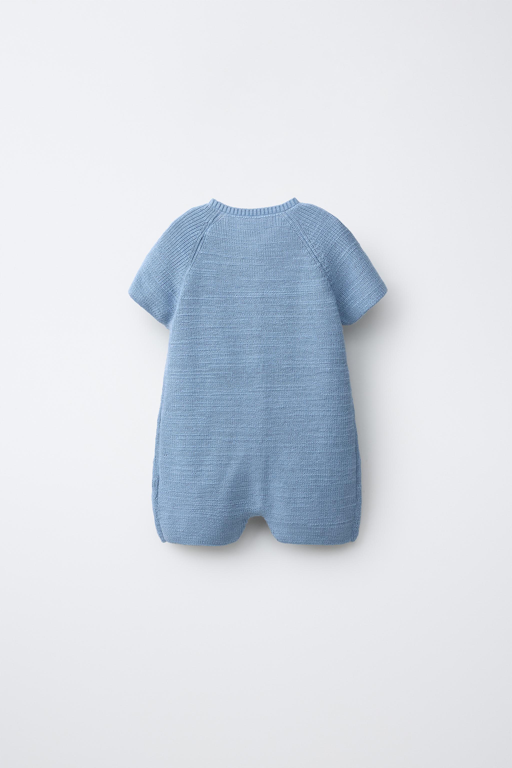 COMBI-SHORT EN MAILLE NACRÉE